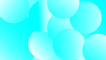 Sky Blue Round Shape background