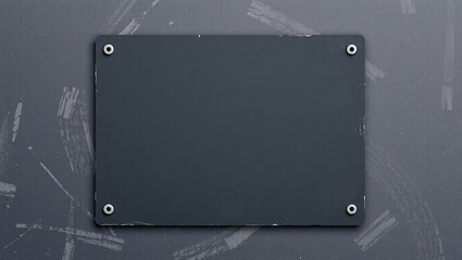 Fototapeta premium Blank Slate Board, Smooth Surface, Important Notices, Copy Space