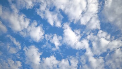 Blue sky and clouds in the sky