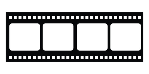 Blank Filmstrip frame vector illustration. cinema reel frame vector illustration