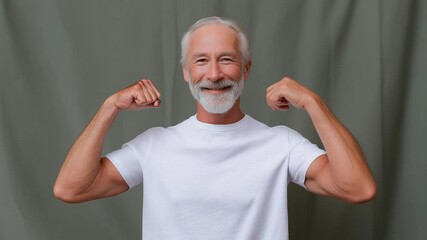 T-shirt showcasing healthy aging and social responsibility
