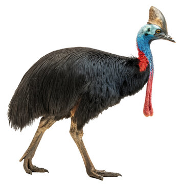 southern cassowary PNG, transparent background