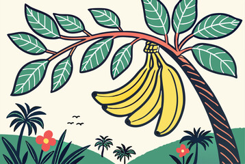 Fresh Banana Elements – Vector Bundle