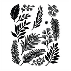 seamless pattern with leaves