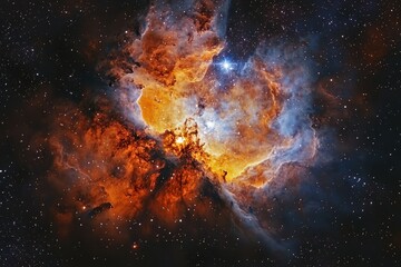 A space explorer enters a galaxy where the nebulae are so colorful they appear like living, breathing creatures But as they travel deeper,