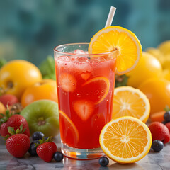 fresh fruit cocktail