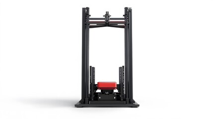 Red  Black Fitness Machine.