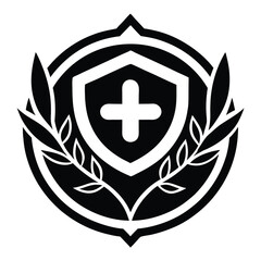 Red cross. Red cross original logotype, signs collection. Medicine health hospital icons. Vector illustration