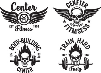 Fototapeta premium Bodybuilding Male Silhouette Vector | Gym Fitness SVG Clipart for Workout DesignsMuscular Man Flexing SVG | Bodybuilder Silhouette Vector for Gym ProjectsStrong Male Bodybuilding Vector | Printabl