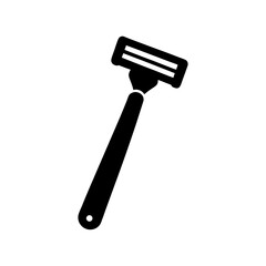Razors silhouette vector illustration