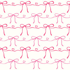 Hashtag CADS beautiful hand draw bow pattern and illustrations. 