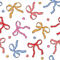 Hashtag CADS beautiful hand draw bow pattern and illustrations. 