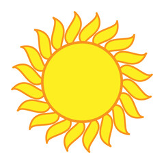 yellow sunflower vector