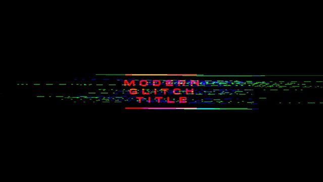 Dynamic Glitch Title 04