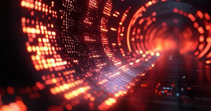 Red data stream tunnel