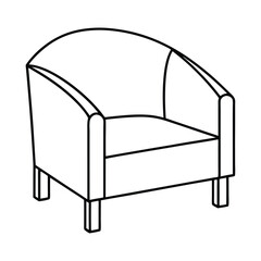 sofa isolated on white