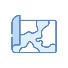 Map  Icon vector stock illustration