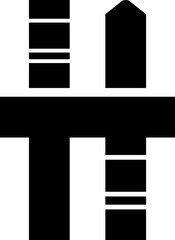 Rounded Filled Pin Icon