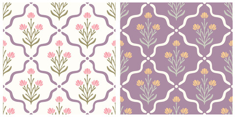 HASHTAG CADS floral kilim pattern, beautiful kilim pattern with floral fusions. geo floral pattern.  
