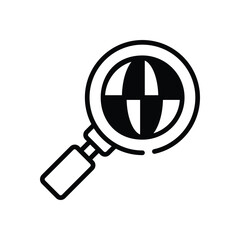 Search  Icon vector stock illustration