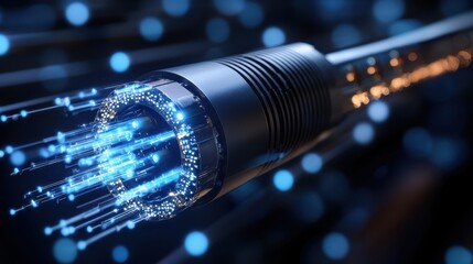 Fiber Optic Cable Technology Delivering High Speed Data Transmission for Communication Networks