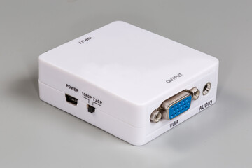 Device of converter composite video to VGA on gray background