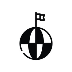 Earth Globe Icon vector stock illustration