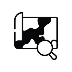 Map Travel Icon vector stock illustration