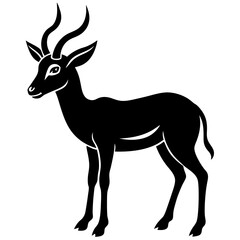 deer silhouette vector