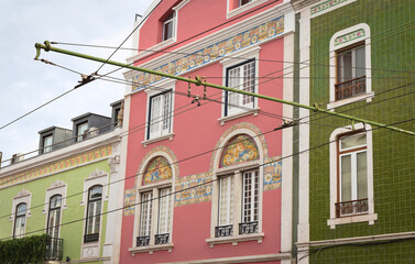 decorated facades - Lisbon - Portugal