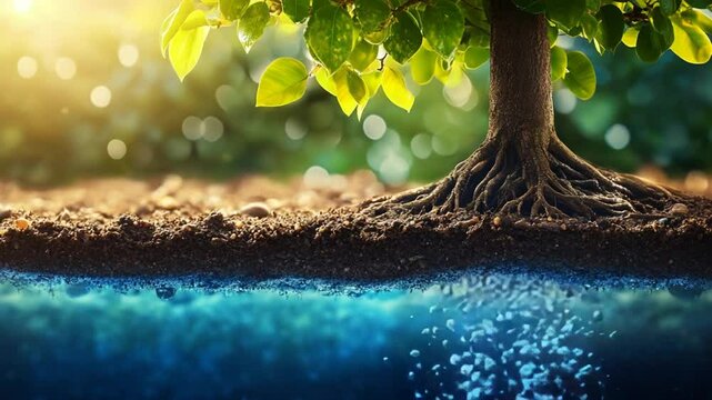 The importance of tree root systems in maintaining earth ecosystem health and balance