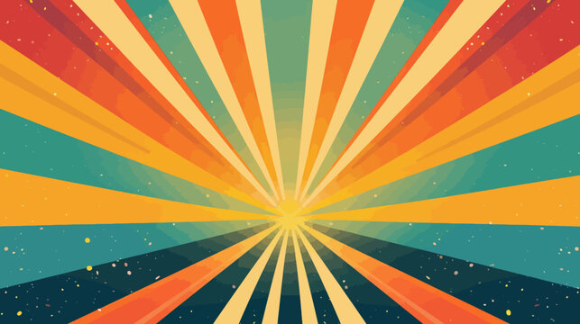 Vector illustration of a abstract rays background 