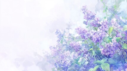Obraz premium Delicate Lilac Blossoms in Soft Light