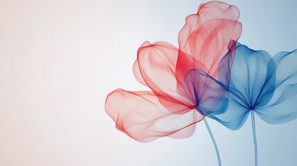 Fototapeta premium Delicate, translucent flowers