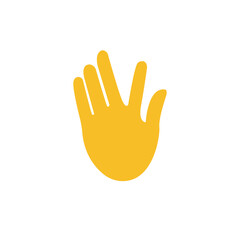 funny hand vector emoji illustration