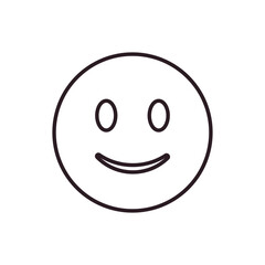 smile smiling emoji face vector symbol sign illustration