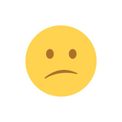 sad emoji face vector symbol sign icon illustration depressed 