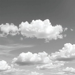 Beautiful blue sky vector illustration

