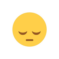 sad emoji face vector symbol sign icon illustration depressed 