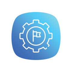 Service  Icon vector stock illustration