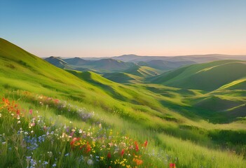 beautiful of nature landscape view