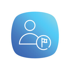 User Icon vector stock illustration