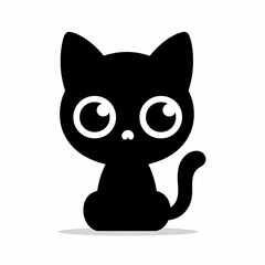 Fototapeta premium Cat silhouette