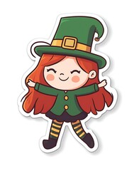 Obraz premium St. Patrick's Day celebration cartoon