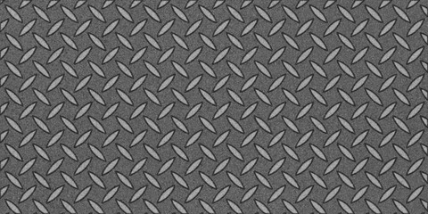 Non-slip diamond metal background texture pattern
