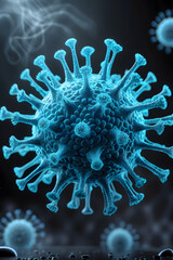 3d rendered illustration of a virus