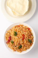 Tomato Flavored Rice, Popular South Indian Dish