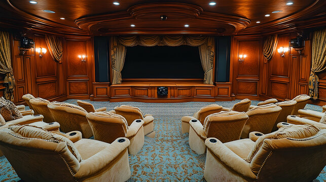 Luxurious home theater (50)