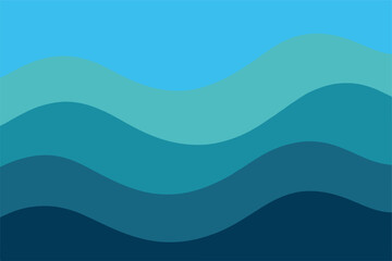 Abstract blue wave background with ocean-inspired texture and motion