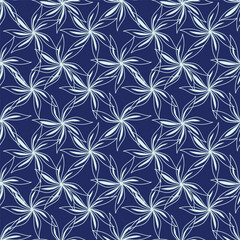 Floral Pattern NAture Design Fabric Textile Illustration Vector
